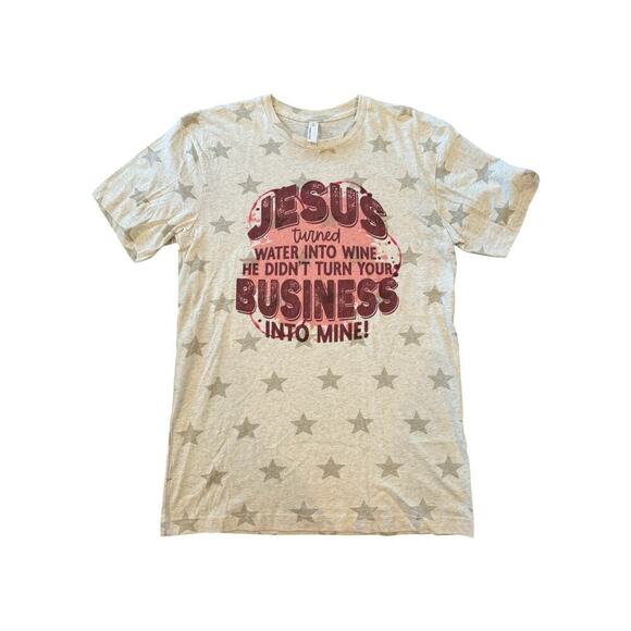 Code Five Boutique Christian Women’s Small Graphic T Shirt Jesus Christian Star - Picture 2 of 5